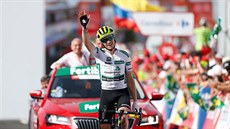 Ben King vítězí v deváté etapě Vuelty. Ben King vítězí v deváté etapě Vuelty.