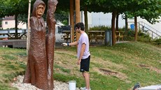 Již ukotvené a nainstalované sochy z minulých ročníků. Již ukotvené a nainstalované sochy z minulých ročníků.