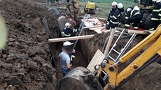V Běšinech na Klatovsku zemřel dnes ráno během výkopových prací dělník. V Běšinech na Klatovsku zemřel dnes ráno během výkopových prací dělník.
