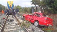 Kriminalisté řeší dopravní nehodu, při níž v pondělí u Plas zemřela žena. Kriminalisté řeší dopravní nehodu, při níž v pondělí u Plas zemřela žena.
