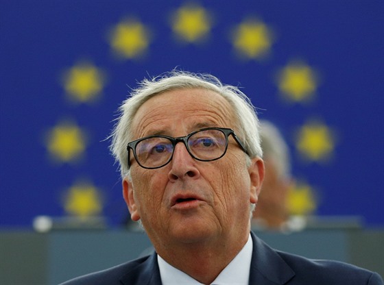 Pedseda Evropské komise Jean-Claude Juncker ped Evropským parlamentem...