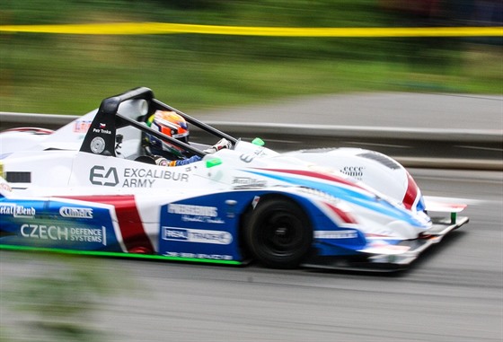 Petr Trnka na trati Ecce Homo během závodu mistrovství republiky v jízdě do...