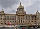 Historická budova Národního muzea na Václavském náměstí je již bez lešení. Historická budova Národního muzea na Václavském náměstí je již bez lešení.