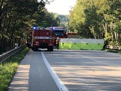Na silnici první třídy u obce Votice na Benešovsku se odpoledne střetlo osobní... Na silnici první třídy u obce Votice na Benešovsku se odpoledne střetlo osobní...
