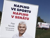 Z billboardů promlouvá i známý trenér Martiny Sáblíkové a nyní i kandidát do... Z billboardů promlouvá i známý trenér Martiny Sáblíkové a nyní i kandidát do...