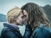 Záběr z polského filmu Tvář Záběr z polského filmu Tvář