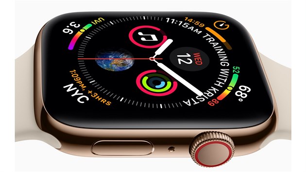 Apple pedstavil Watch Series 4 s vtmi displeji a senzorem pro men EKG