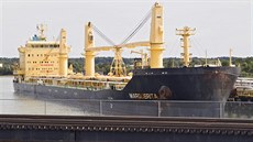Loď M/V Marguerita německého rejdaře MST zadržená v přístavu v americkém... Loď M/V Marguerita německého rejdaře MST zadržená v přístavu v americkém...