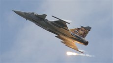 Pilot Ivo Kardoš v JAS-39 Gripen českých vzdušných sil Pilot Ivo Kardoš v JAS-39 Gripen českých vzdušných sil