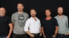 Tým filmu Jan ika: Marek Vaut, Petr Jákl, Ben Foster, Til Schweiger a Jan...