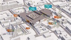 Vizualizace plánované podoby obchodní Galerie Prostějov, kterou chce v centru... Vizualizace plánované podoby obchodní Galerie Prostějov, kterou chce v centru...