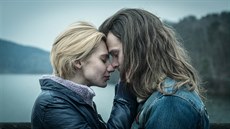 Záběr z polského filmu Tvář Záběr z polského filmu Tvář