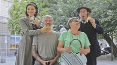Mezinárodní festival Divadlo je v plném proudu. Snímek je z pouličního... Mezinárodní festival Divadlo je v plném proudu. Snímek je z pouličního...