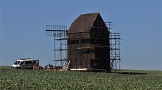 V rámci rekonstrukce byly z mlýna sundány dvě ze čtyř lopatek, které jsou... V rámci rekonstrukce byly z mlýna sundány dvě ze čtyř lopatek, které jsou...