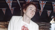 Zpvák punkové kapely Sex Pistols John Lydon, který si íká Johnny Rotten...