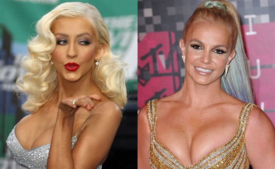 Zpvaky Christina Aguilera a Britney Spearsová