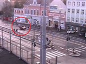 Opilý muž brázdil Brno a najel na tramvajový ostrůvek Opilý muž brázdil Brno a najel na tramvajový ostrůvek