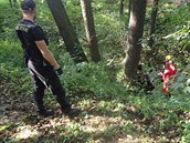 Zásah hasičů, záchranářů a strážníků v lesoparku v Orlové na Karvinsku, kde... Zásah hasičů, záchranářů a strážníků v lesoparku v Orlové na Karvinsku, kde...