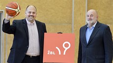 Daniel Kurucz (vlevo) a Zdeněk Ringsmuth představili nové logo ŽBL. Daniel Kurucz (vlevo) a Zdeněk Ringsmuth představili nové logo ŽBL.