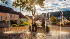 Obec Litschau v rakouském příhraničí Obec Litschau v rakouském příhraničí
