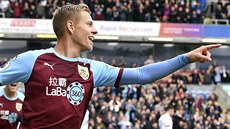 Matěj Vydra, útočník Burnley, slaví svůj gól do sítě Bournemouthu. Matěj Vydra, útočník Burnley, slaví svůj gól do sítě Bournemouthu.