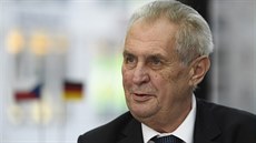 Prezident Miloš Zeman na závěr své návštěvy Německa vystoupil na tiskové... Prezident Miloš Zeman na závěr své návštěvy Německa vystoupil na tiskové...
