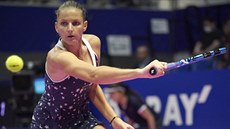 Karolína Plíšková ve čtvrtfinále turnaje v Tokiu. Karolína Plíšková ve čtvrtfinále turnaje v Tokiu.