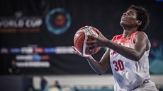 Japonská basketbalistka Evelyn Mawuliová