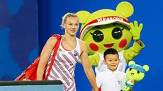 Kateřina Siniaková jde do zápasu třetího kola na turnaji ve Wu-chanu. Kateřina Siniaková jde do zápasu třetího kola na turnaji ve Wu-chanu.