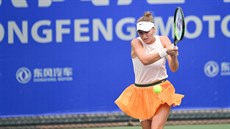 Česká tenistka Markéta Vondroušová na turnaji ve Wu-čanu Česká tenistka Markéta Vondroušová na turnaji ve Wu-čanu