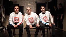 Záběr z představení Se lvem na prsou Záběr z představení Se lvem na prsou