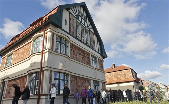 Na prohlídku vily Bedicha Zvacha se stála v Jihlav fronta (29. záí 2018).