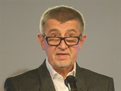 Andrej Babi komentuje na tiskov konferenci pedbn vsledky voleb. (6....