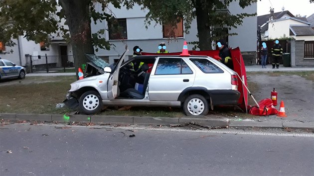 Ve Vodanech se v ter odpoledne stala tragick dopravn nehoda. Na nsledky zrann zemel spolujezdec.