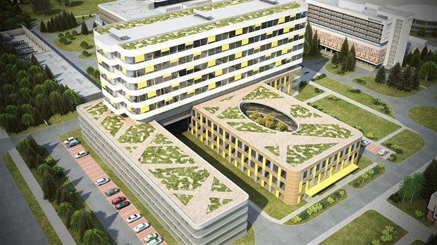 V arelu Fakultn nemocnice Brno v Bohunicch vyroste nov gynekologicko-porodnick klinika za tm dv miliardy korun (rok 2018).