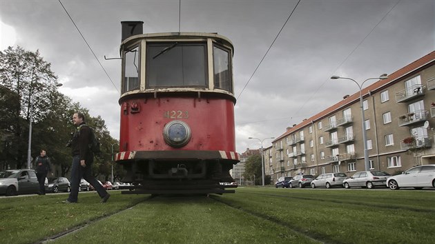 Historick tramvaj Ringoffer. (3. 10. 2018)