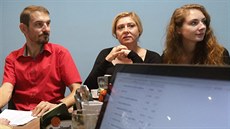 Hnutí Volba pro město slavilo v Chebu vítězství, lídr Antonín Jalovec (v... Hnutí Volba pro město slavilo v Chebu vítězství, lídr Antonín Jalovec (v...