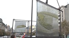 Výtvarník Jiří David představil na Václavském náměstí objekt velryby Výtvarník Jiří David představil na Václavském náměstí objekt velryby