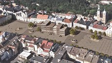 Jihlavské Masarykovo náměstí podle vítězné studie MCA atelier. Jihlavské Masarykovo náměstí podle vítězné studie MCA atelier.