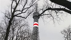 Takto bude vypadat Petřínská rozhledna, až na ni Klub českých turistů vyvěsí... Takto bude vypadat Petřínská rozhledna, až na ni Klub českých turistů vyvěsí...