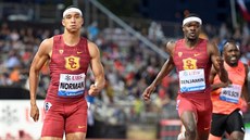Rai Benjamin (vpravo) na Diamantové lize v Lausanne Rai Benjamin (vpravo) na Diamantové lize v Lausanne