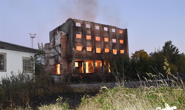 Poár sýpky ve Svitavách. (30.9.2018)