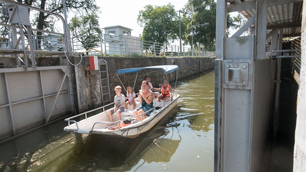 Plavební komora na Baov kanále ve Spytihnvi