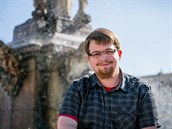 Vojtěch Adamčík, mladý budějovický skladatel a autor několika muzikálů. Vojtěch Adamčík, mladý budějovický skladatel a autor několika muzikálů.