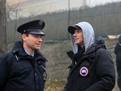 David Švehlík (vlevo) a režisér Jiří Strach