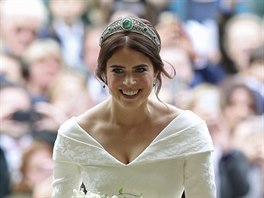 Nevsta princezna Eugenie (Windsor, 12. íjna 2018)