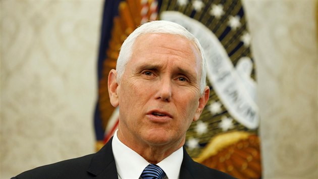 Viceprezident USA Mike Pence.