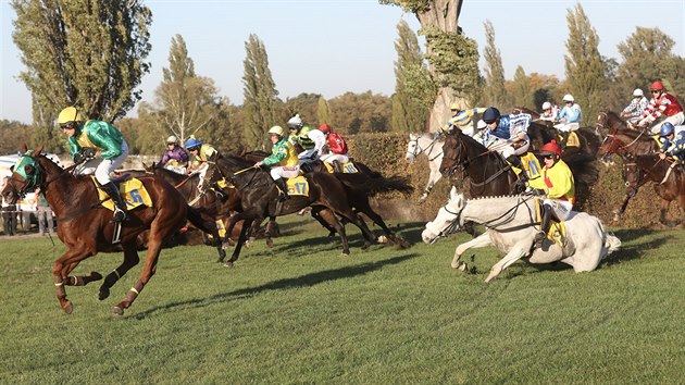 Hromadn pd na Taxisov pkopu bhem 128. ronku Velk pardubick.