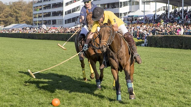 Divci na Velk pardubick mohli ped hlavn tribunou sledovat ukzku koskho pla.