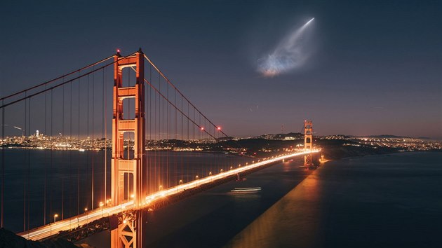PIPRAVIT, KE STARTU. Spolenosti SpaceX se poprv podailo odstartovat s raketou Falcon 9 z kalifornsk leteck zklady Vandenberg a zrove s prvnm stupnm tto rakety pistt. Start i pistn rakety rozzilo non oblohu nad Kaliforni, snmky svteln podvan vak na sociln st pidvali i lid z arizonskho Phoenixu.